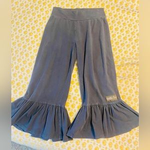 Matilda Jane Blue ruffle pants. Size small. Gently used. Smoke free home.